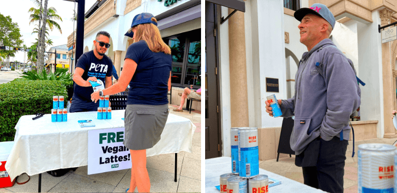 Free Coffee! PETA to Hijack Toledo Starbucks Customers in Surcharge War