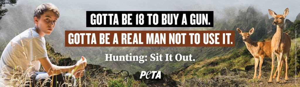 Don’t Grow Up to Be a Murderer: PETA Takes Aim at Hunters’ Kids With Provocative Message