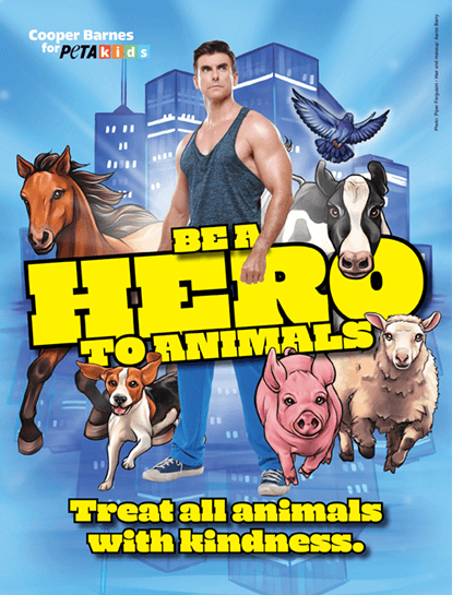 ‘Danger Force’ Star Teaches Kids to Be a Hero to Animals in Superpowered PETA Video