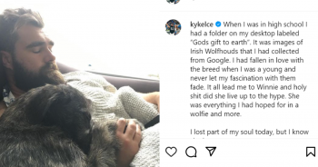 Jason Kelce’s Dog Winnie Has Died: “Lost Part of My Soul” Rest In Peace