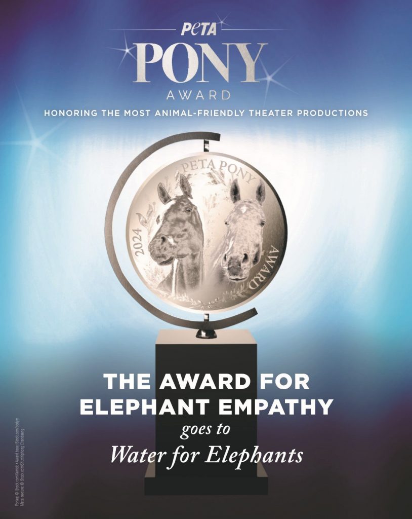 Standing Ovation! Broadway Adaptation of Water for Elephants Nabs PETA Pony Award