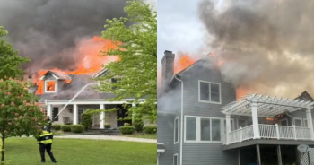 ‘Devastating’ Fire Breaks-Out By Lightning But The Dog Was Still Inside