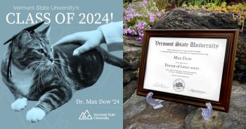 Cute Alert: Campus Cat Awarded Honorary Degree at University Graduation