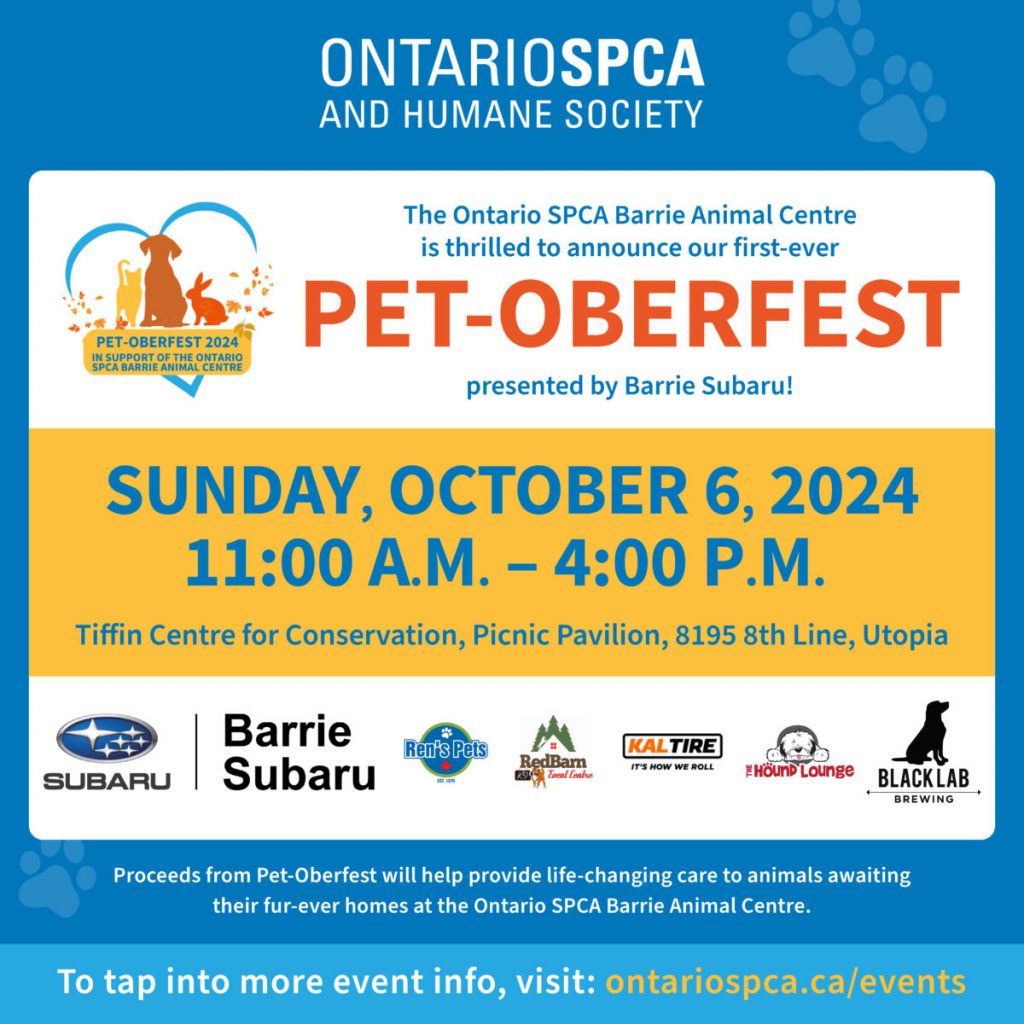 Barrie Pet-Oberfest promises to be a howlin’ good time to help animals in need