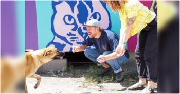 Guy Waits Outside Shelter 2-Hrs Early For Dog Who Captured His Heart