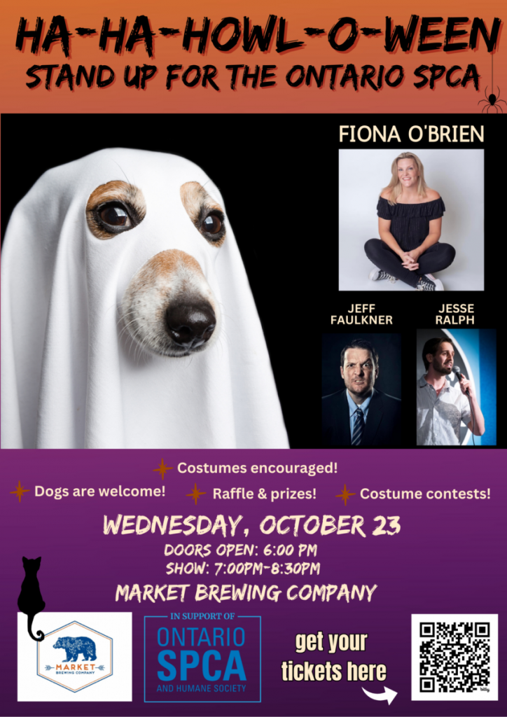 Comedy night in support of the Ontario SPCA will have you howling with laughter