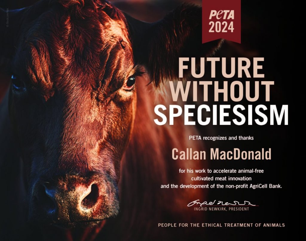 AgriCell: The Future of Cultivated Meat Wins PETA’s Cash Award