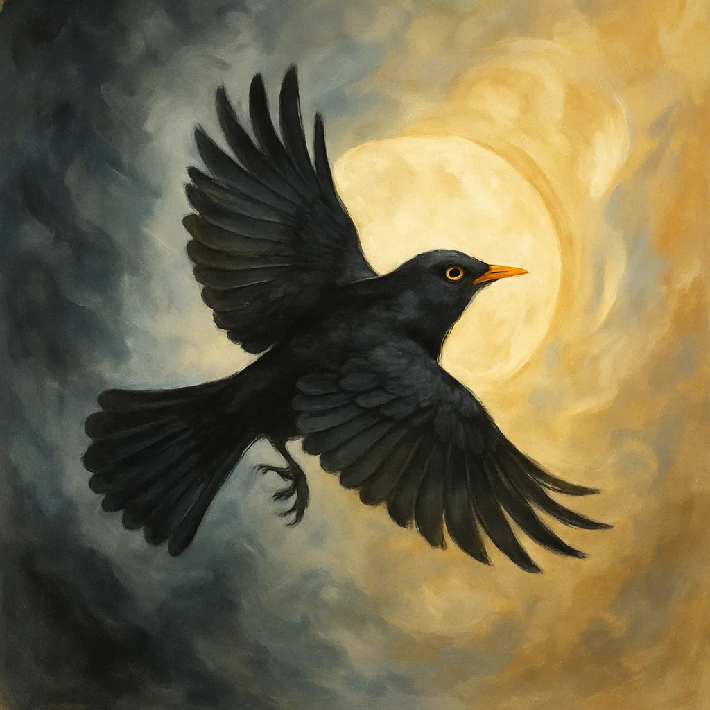 Encountering Death’s Messenger: The Profound Spiritual Meaning When a Blackbird Crosses Your Path