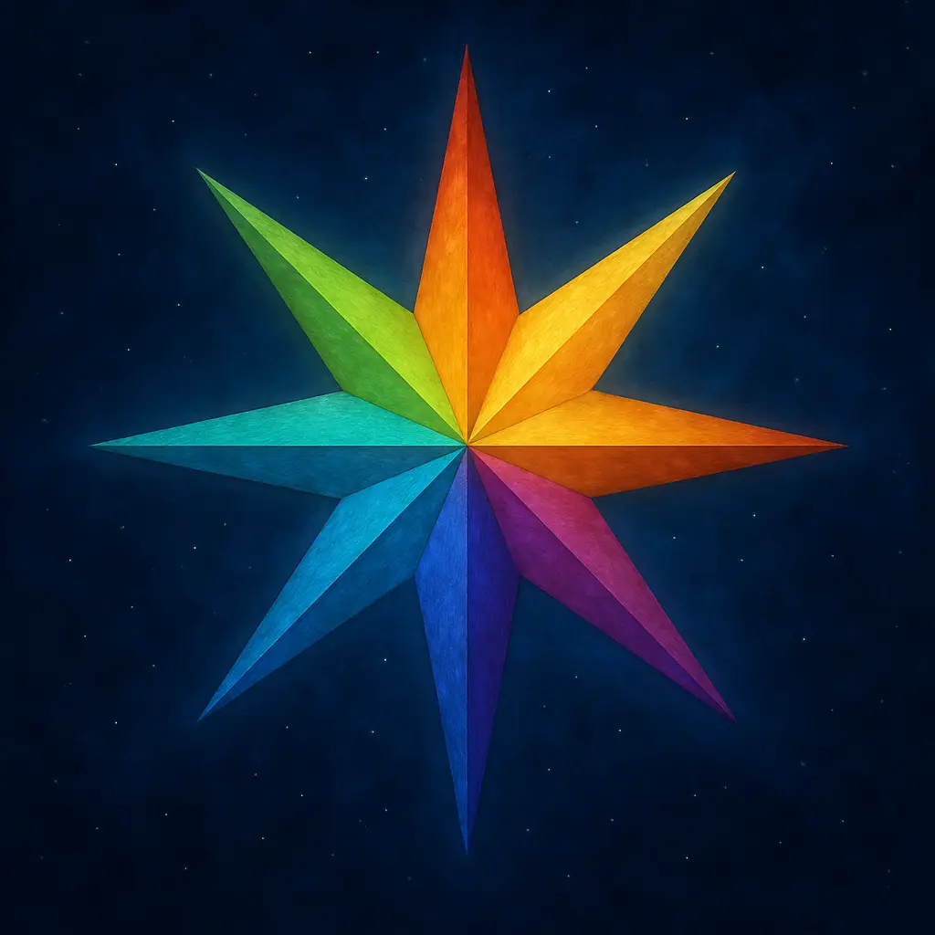The Sacred Symmetry: How the 8-Pointed Star Bridges Ancient Wisdom and Modern Spirituality