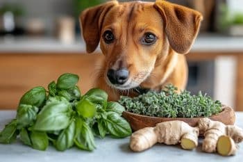 7 Common Kitchen Herbs That Support Dog Digestion