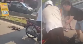 Man Ties Dog to Motorcycle and Drags It Through the Street