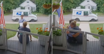 Mailman Comforts Grieving Dog Owner After Delivering Her Pet’s Ashes