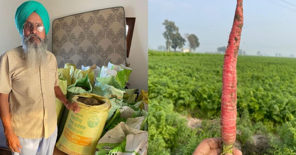 Once Mocked for Growing Carrots, Punjab Farmer Now Earns Rs 1 Cr a Year From His 80-Acre Farm