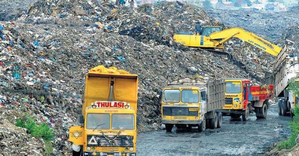 Chennai Clears 20 Football Fields of Garbage, Transforms Landfill Waste Into Furniture, Bottles & Slabs