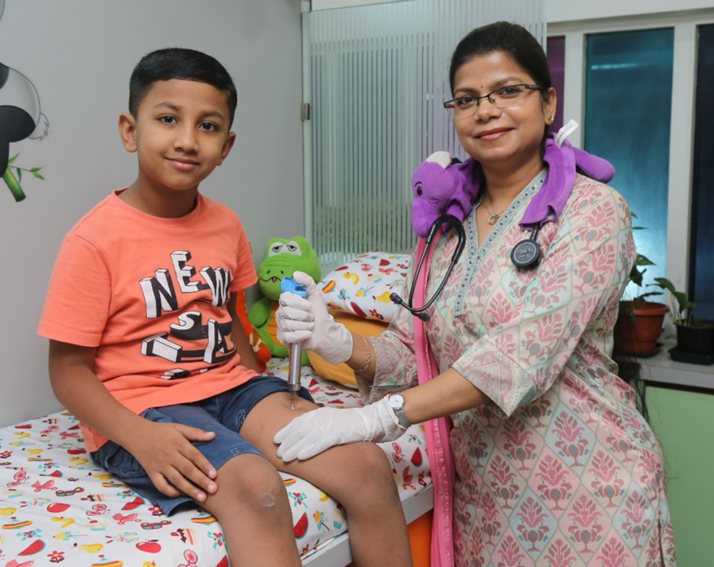 One Simple, Needle-Free Click Is Taking the Fear Out of Vaccines for Kids & Adults Across India