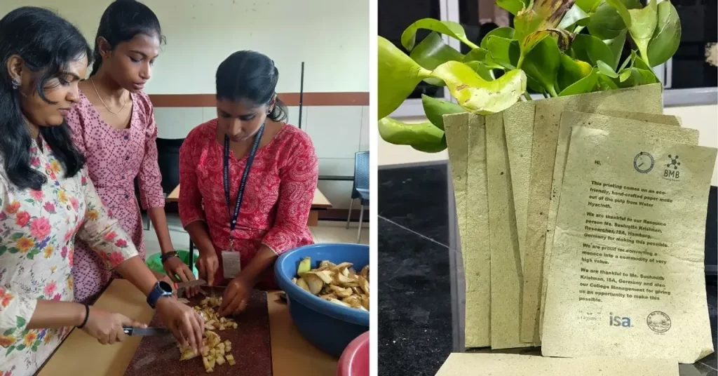 This 25-YO Found a Way To Turn Invasive Lake Weed Into Paper & Empower 150 Women