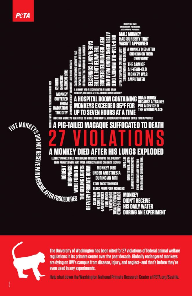 You Can’t Rebrand Cruelty: UW Primate Center’s Futile Name Change Proposal