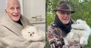 This 87-Year-Old Man Spends Every Day Doting on the Dog Who Never Leaves His Side