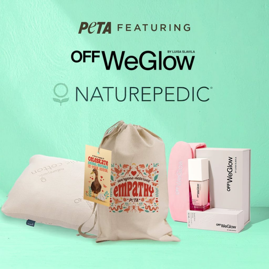 25 Celebrity Moms Will Shine in PETA’s Mother’s Day Gift