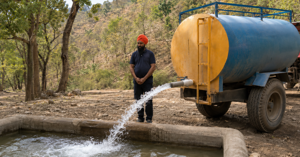 For 15 Years, This Punjab Man Has Carried Water Into Forests to Help Wild Animals Survive the Heat