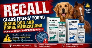 Dog Medication Recalled Nationwide After Glass Fibers Found Inside